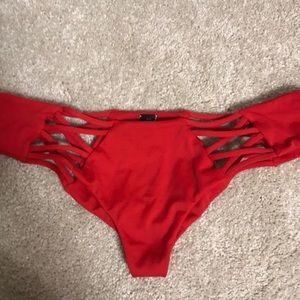 Indah red swim bottom